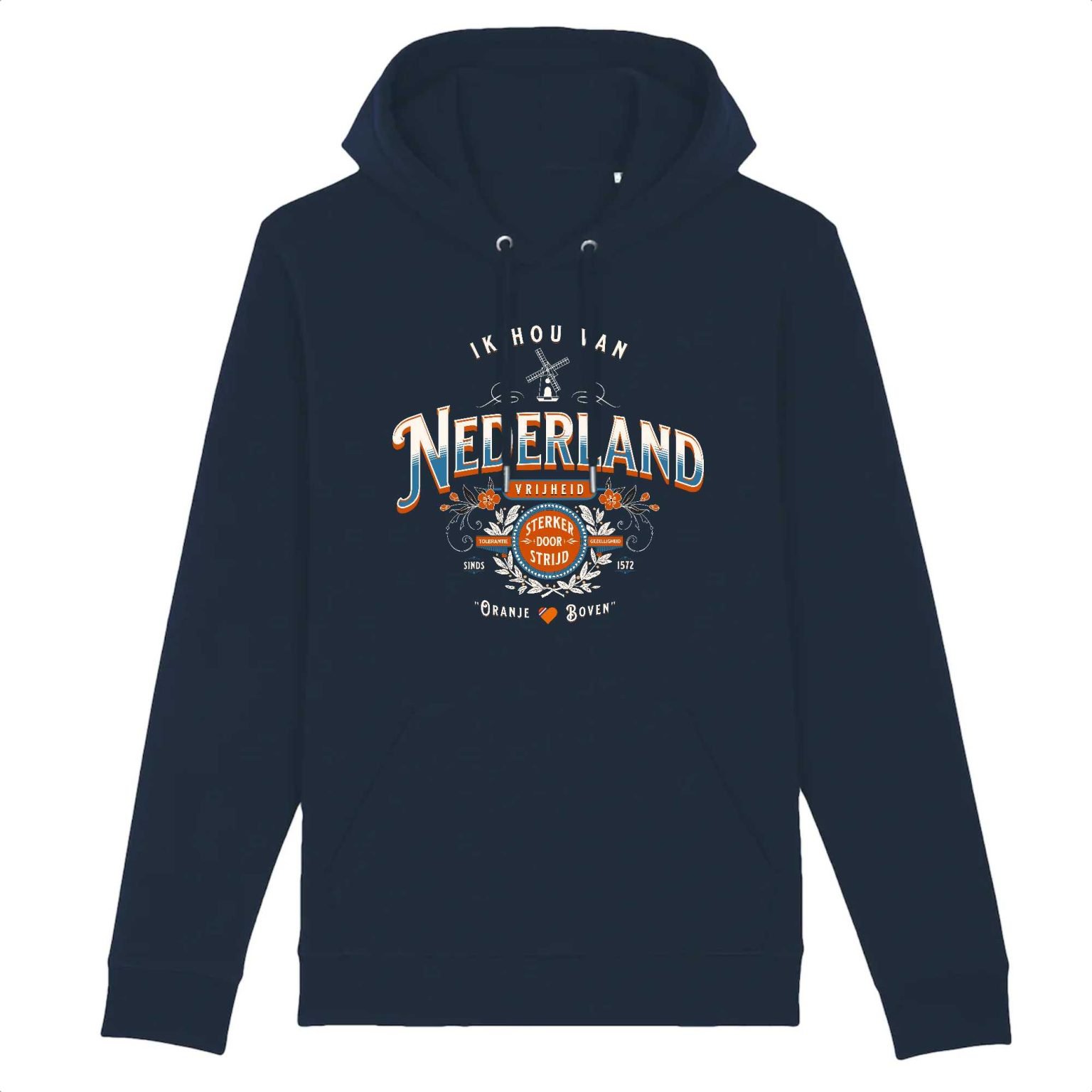 Ik Hou Van Nederland / Organic Deluxe Hoodie – The Dutch Way Boutique - Vragen Voor Ik Hou Van Holland