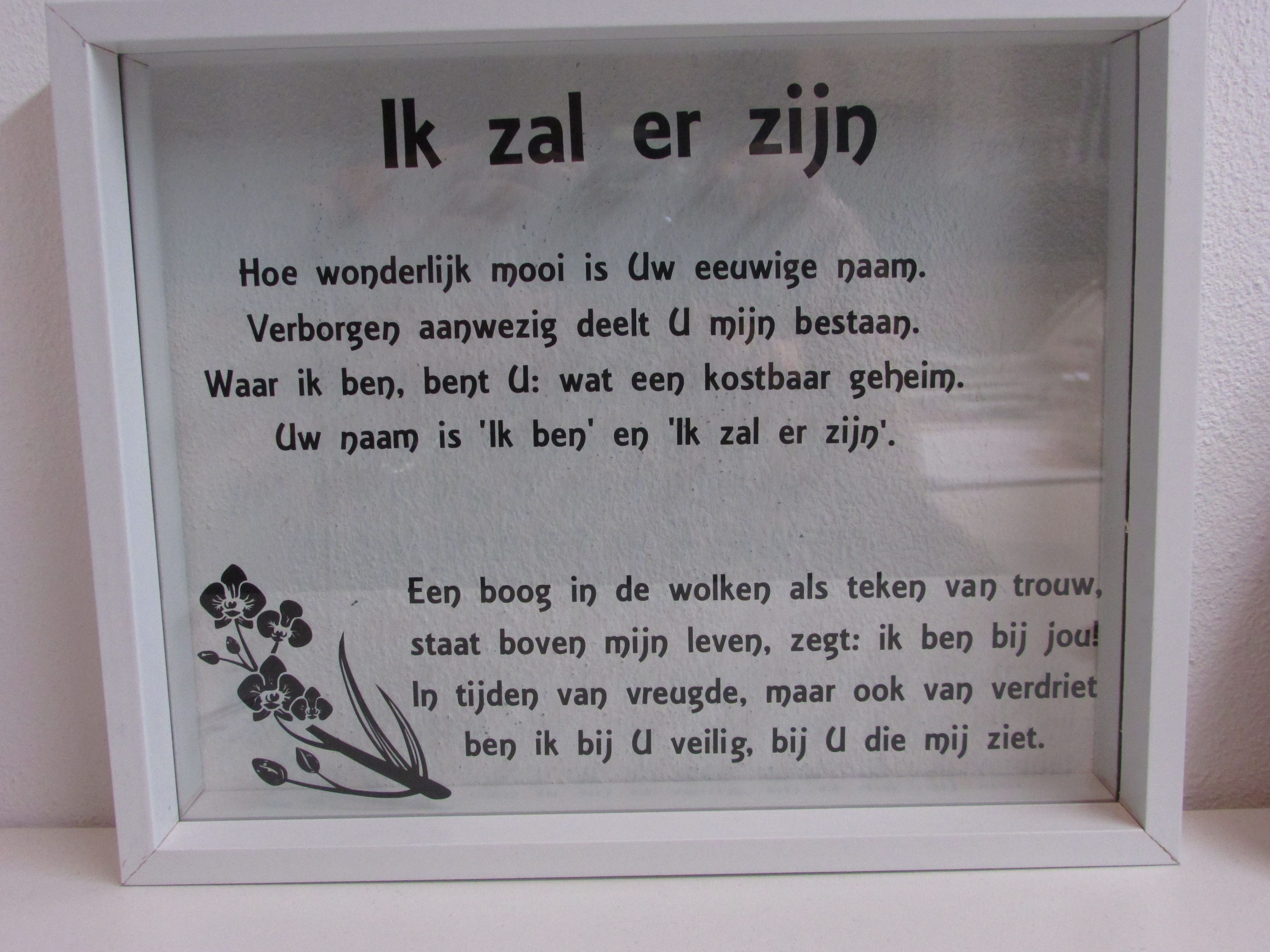 Ik Zal Er Zijn Tekst