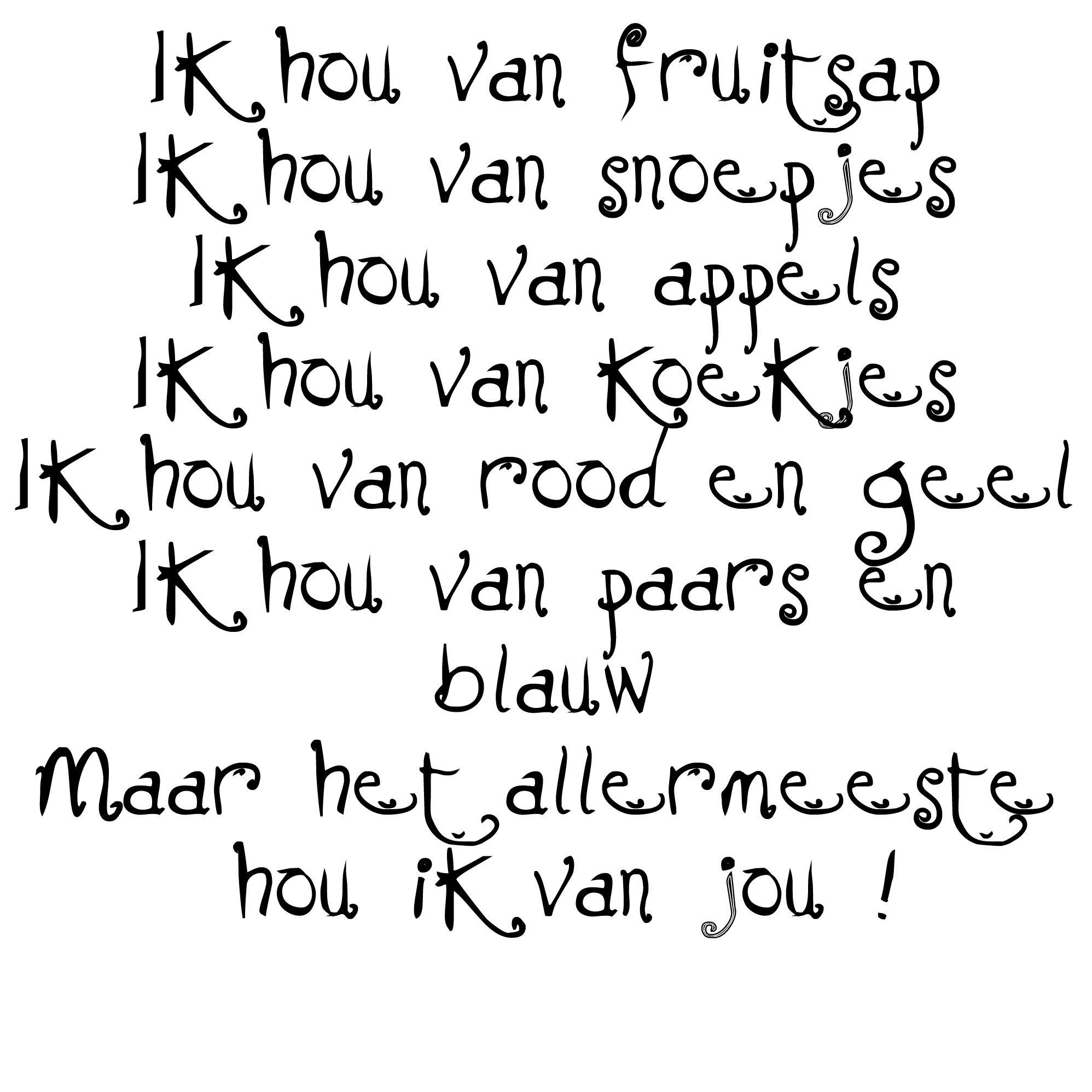 Ik Hou Van Je In Het Frans