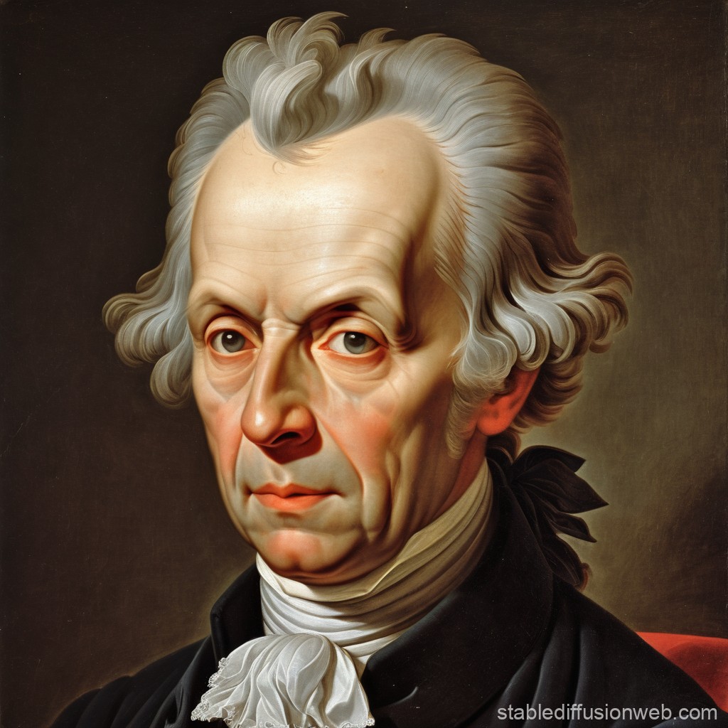 Immanuel Kant | Stable Diffusion Online - Jouw Kant Of Jou Kant