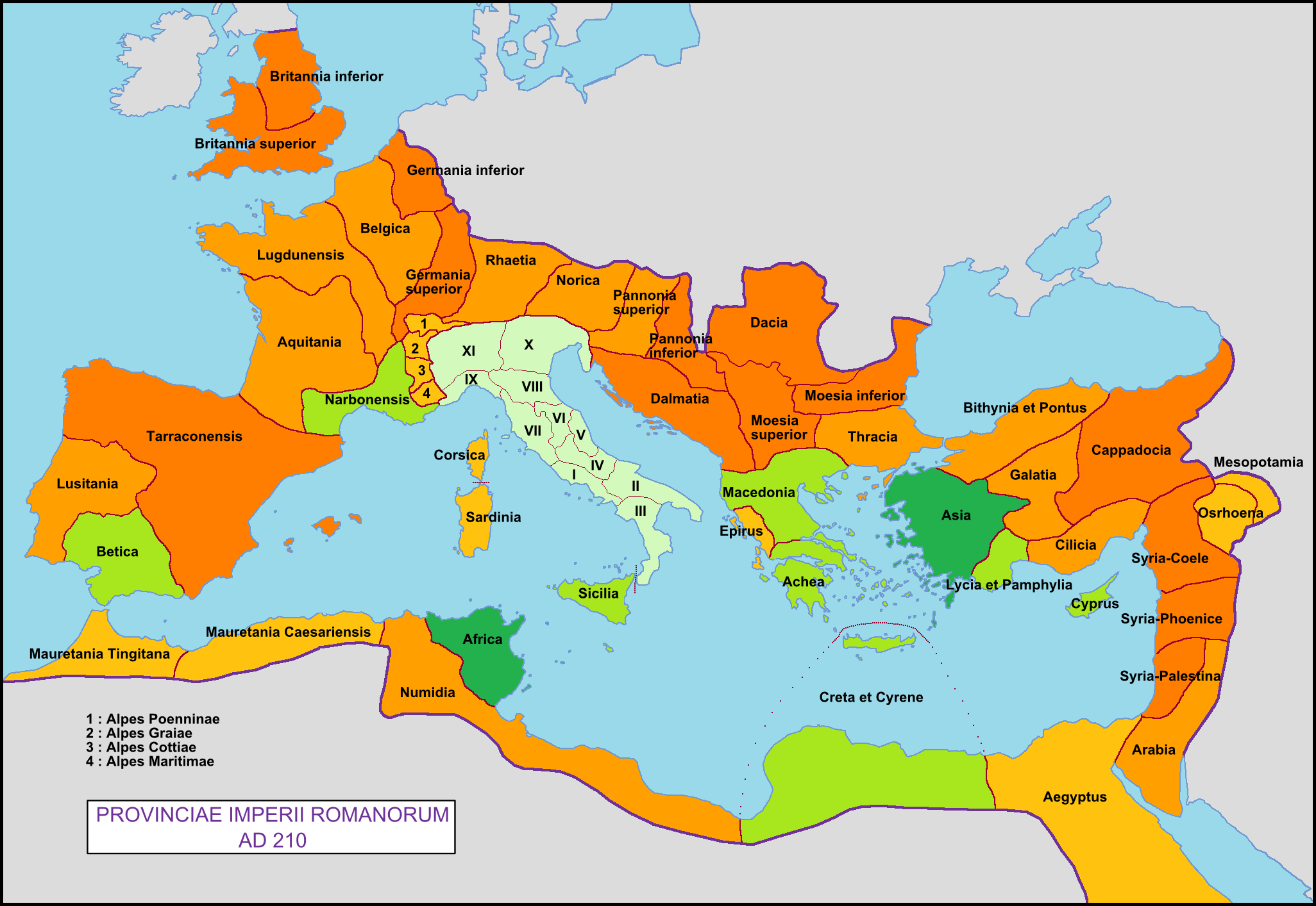 Impero romano, Impero, Mesopotamia - Landen Van Het Romeinse Rijk