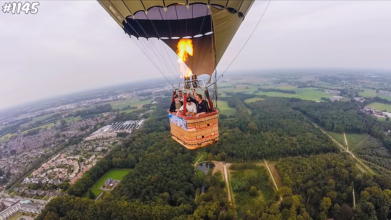 IN EEN LUCHTBALLON! - ENZOKNOL VLOG #1145 - YouTube - Wat Zit Er In Een Berlinerbol