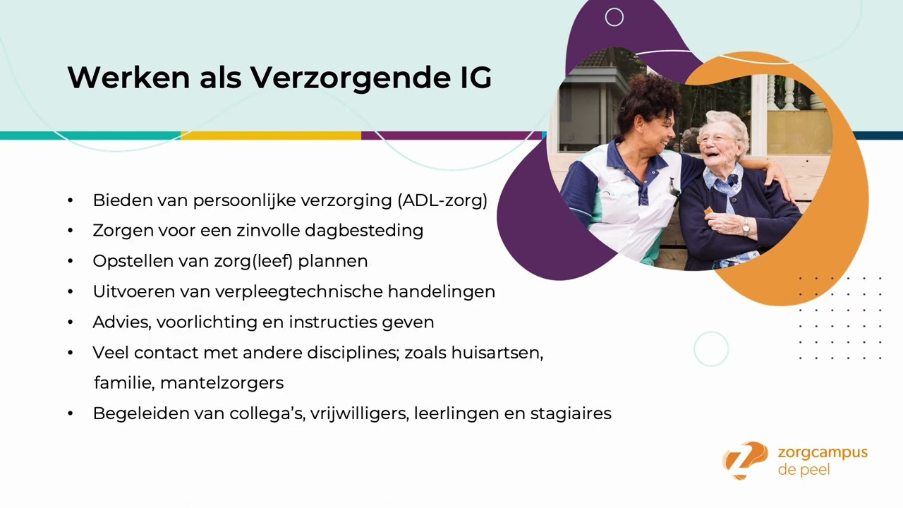 Informatie BBL-opleiding Verzorgende IG - YouTube - Taken Verzorgende Ig Niveau 3