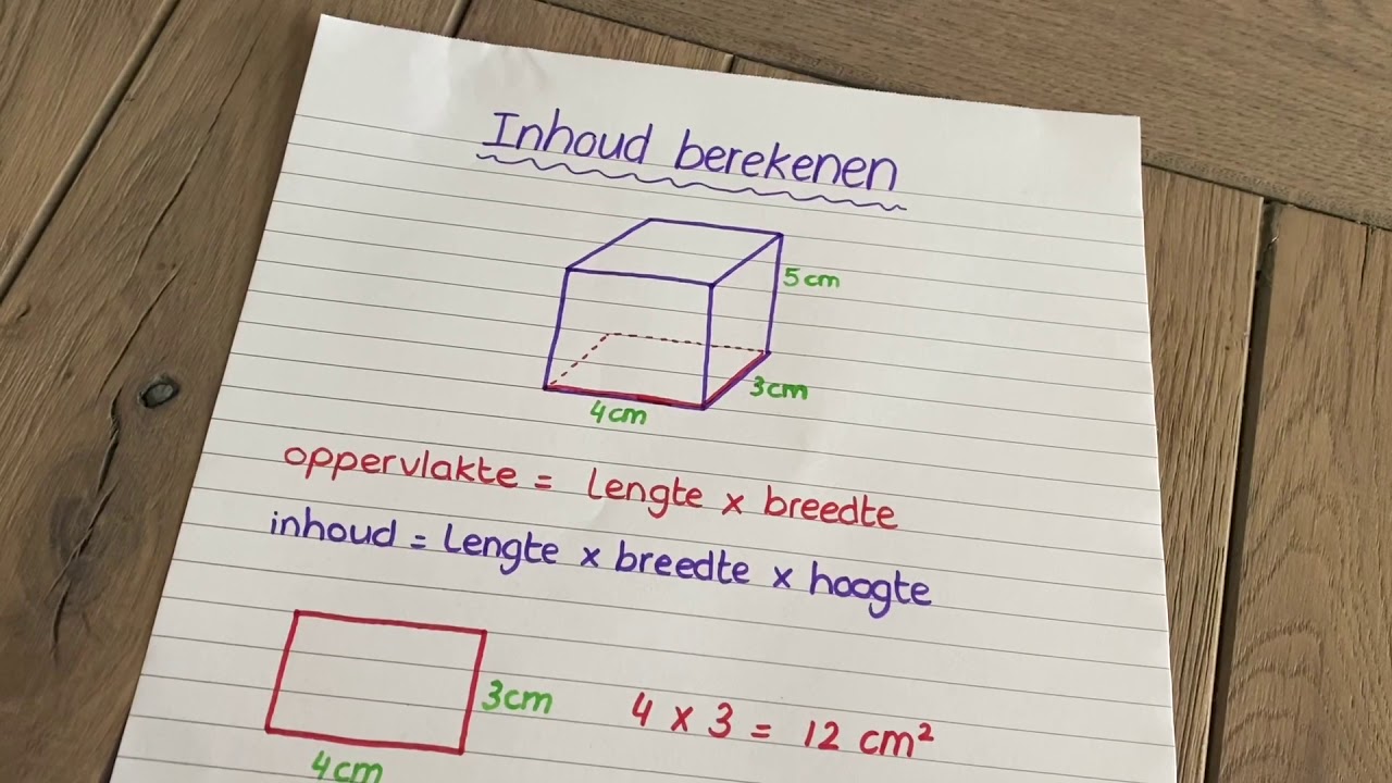 Inhoud berekenen - YouTube - Hoe Bereken Je De Inhoud Van Een Prisma