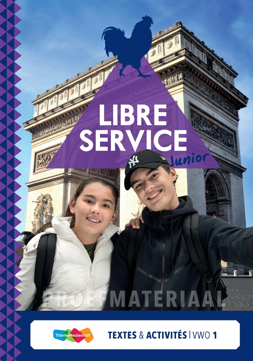Inkijkexemplaar Libre Service Junior vwo by ThiemeMeulenhoff - Issuu - Libre Service Junior 1 Vwo