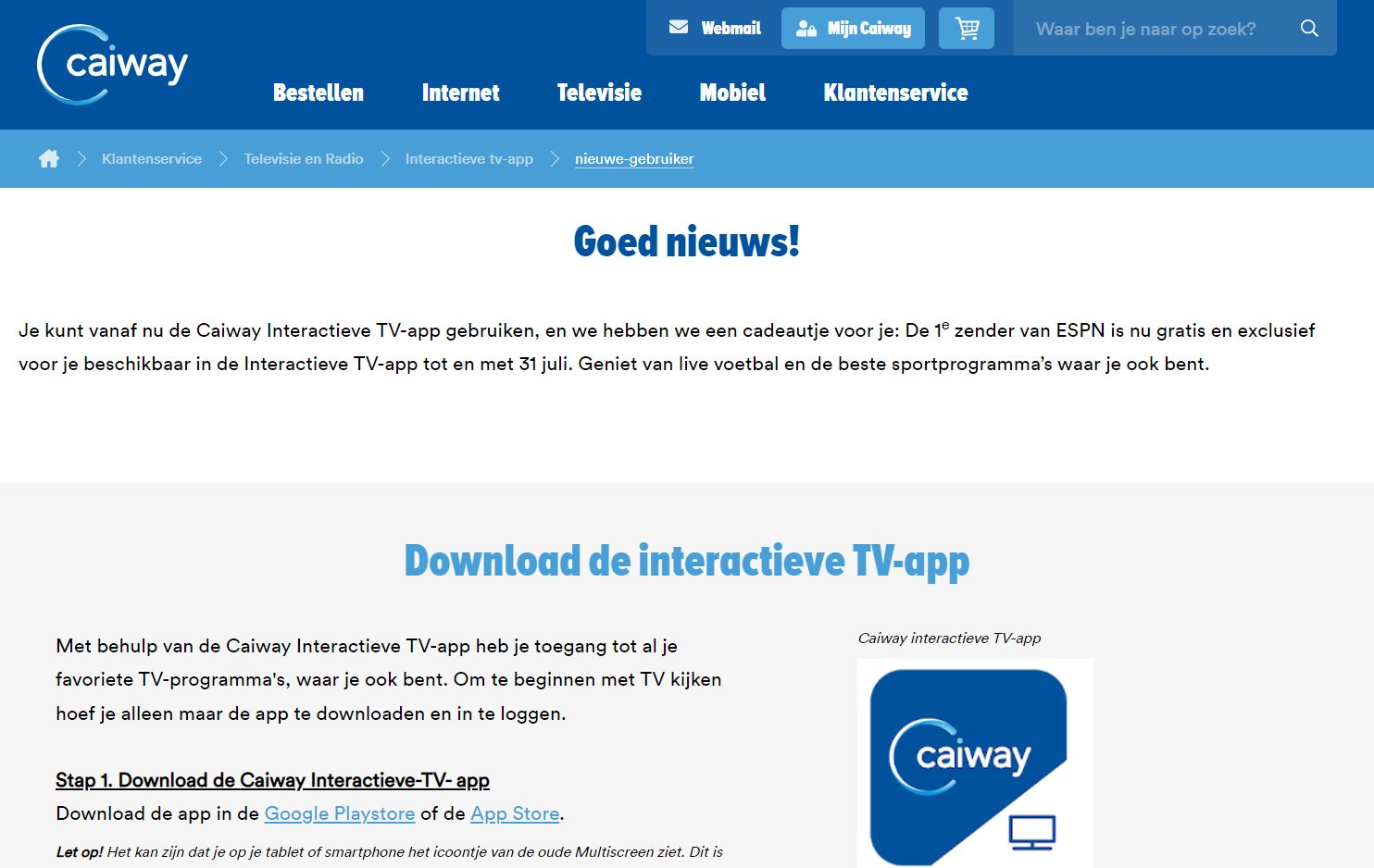 Inloggen caiway interactieve tv app - Caiway App Op Samsung Tv