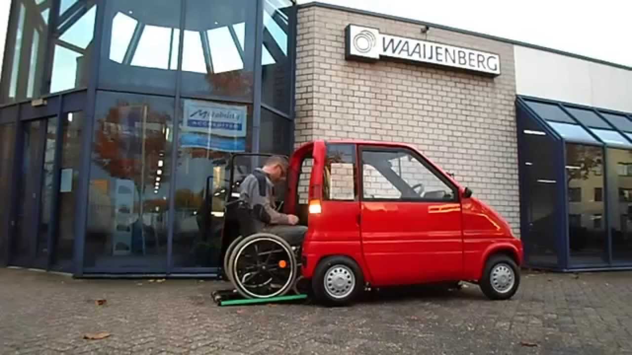Inrij Canta, de 45km rolstoel auto met speciaal intreksysteem (inrijden - Hoeveel Km Rijden Met 1 Liter