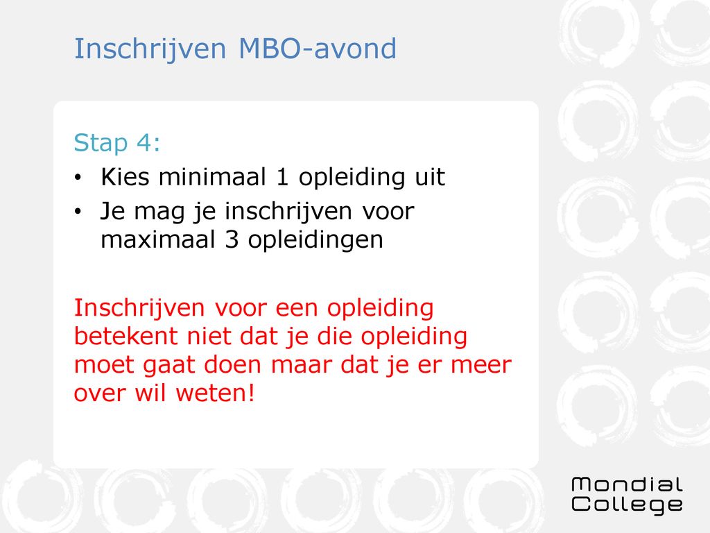Inschrijven MBO-avond 20 maart ppt download - Tot Wanneer Kan Je Je Inschrijven Voor Mbo