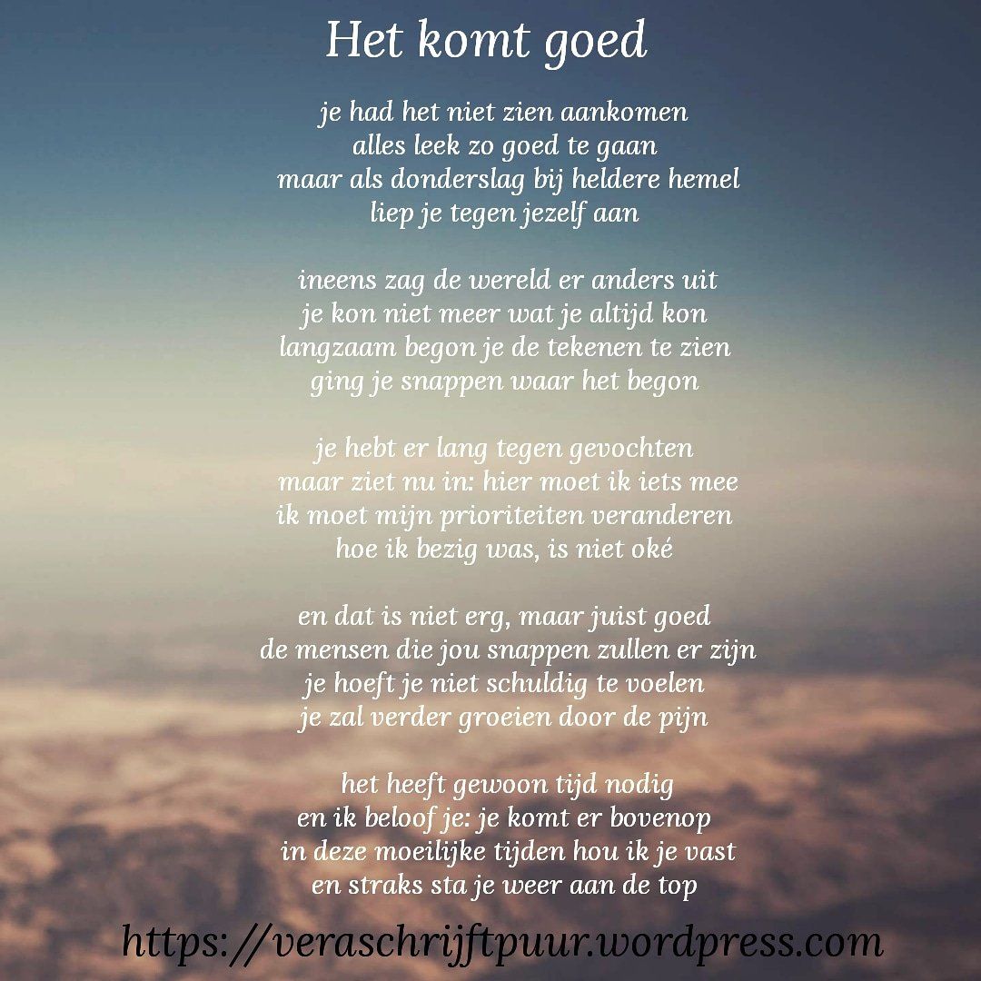 Inspirational Wisdom Quotes - Gedichten Hoop Dat Het Goed Komt