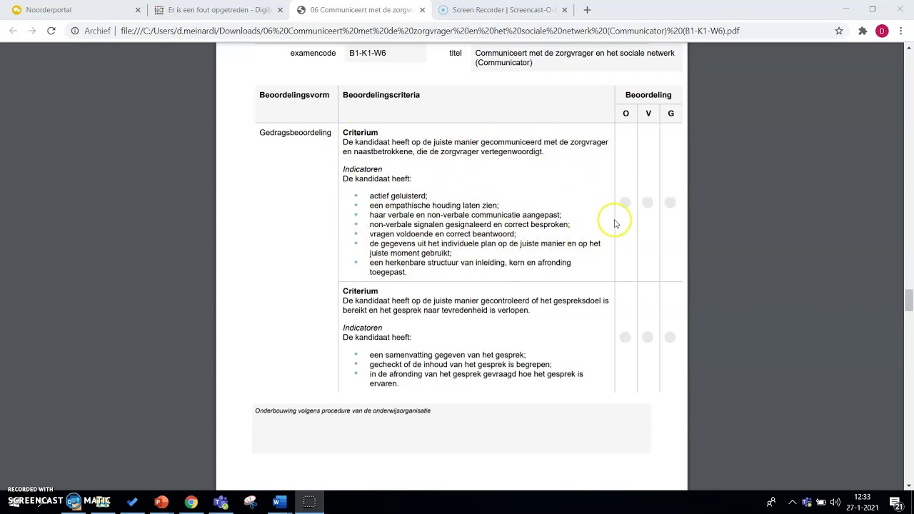 Instructievideo examen: Communiceert met de zorgvrager en het sociale - Communiceert Met De Zorgvrager En Het Sociale Netwerk