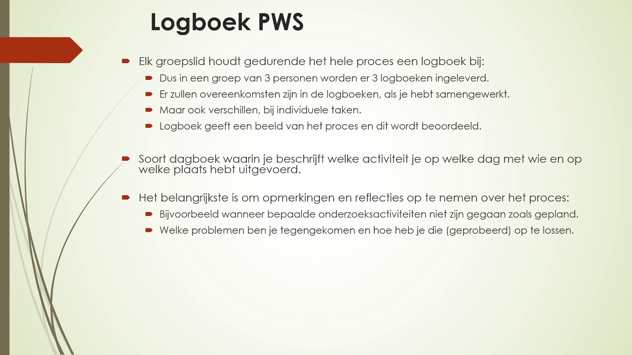 Instructievideo Logboek PWS (CCS Raalte) - YouTube - Hoe Ziet Een Profielwerkstuk Eruit