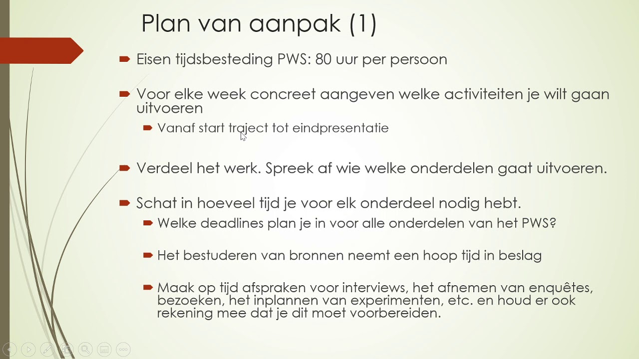Instructievideo Plan van aanpak PWS (CCS Raalte) - YouTube - Hoeveel Woorden Moet Een Pws Hebben