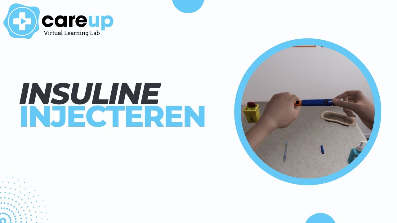 Insuline injecteren | CareUp: Virtual Learning Lab - YouTube - Hoeveel Eenheden Insuline Mag Je In 1 Keer Toedienen