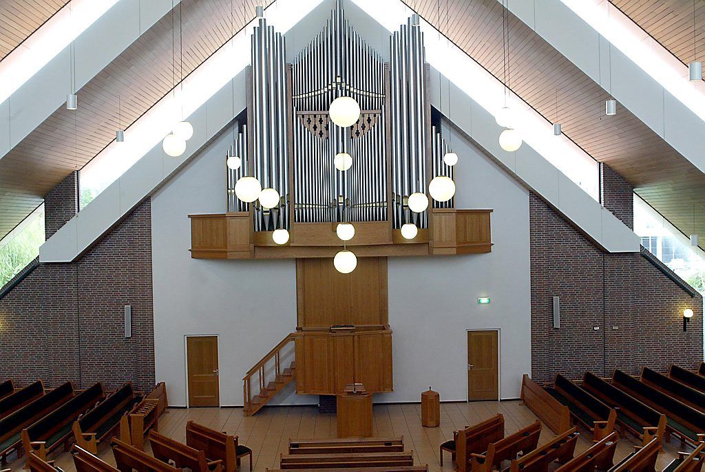 Interior of Gereformeerde Gemeente in Nederland (Reformed Congregations - Ger Gem In Ned Gouda