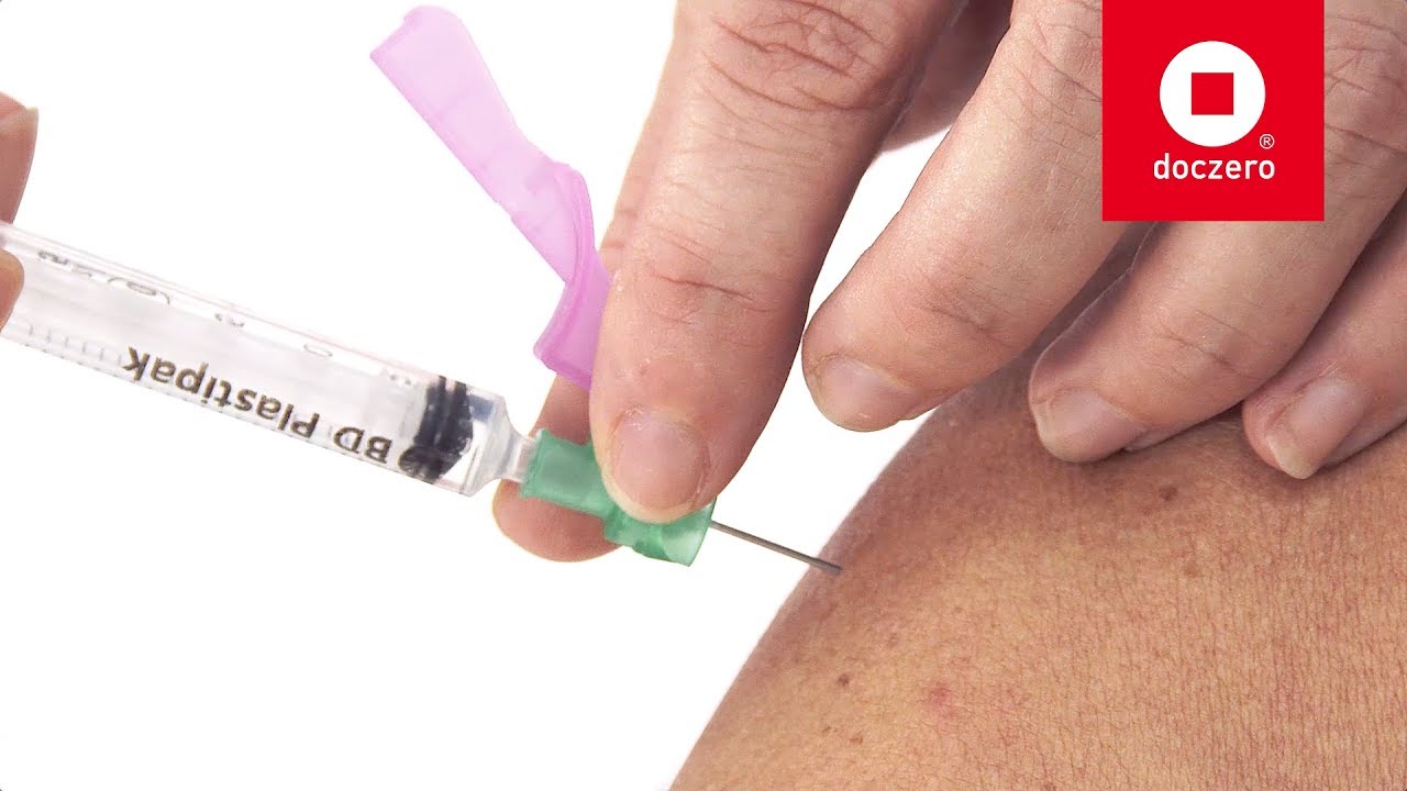 Intramusculair injecteren | Doczero E-learning - YouTube - Aanprikken Zenuw Tijdens Injectie Subcutaan
