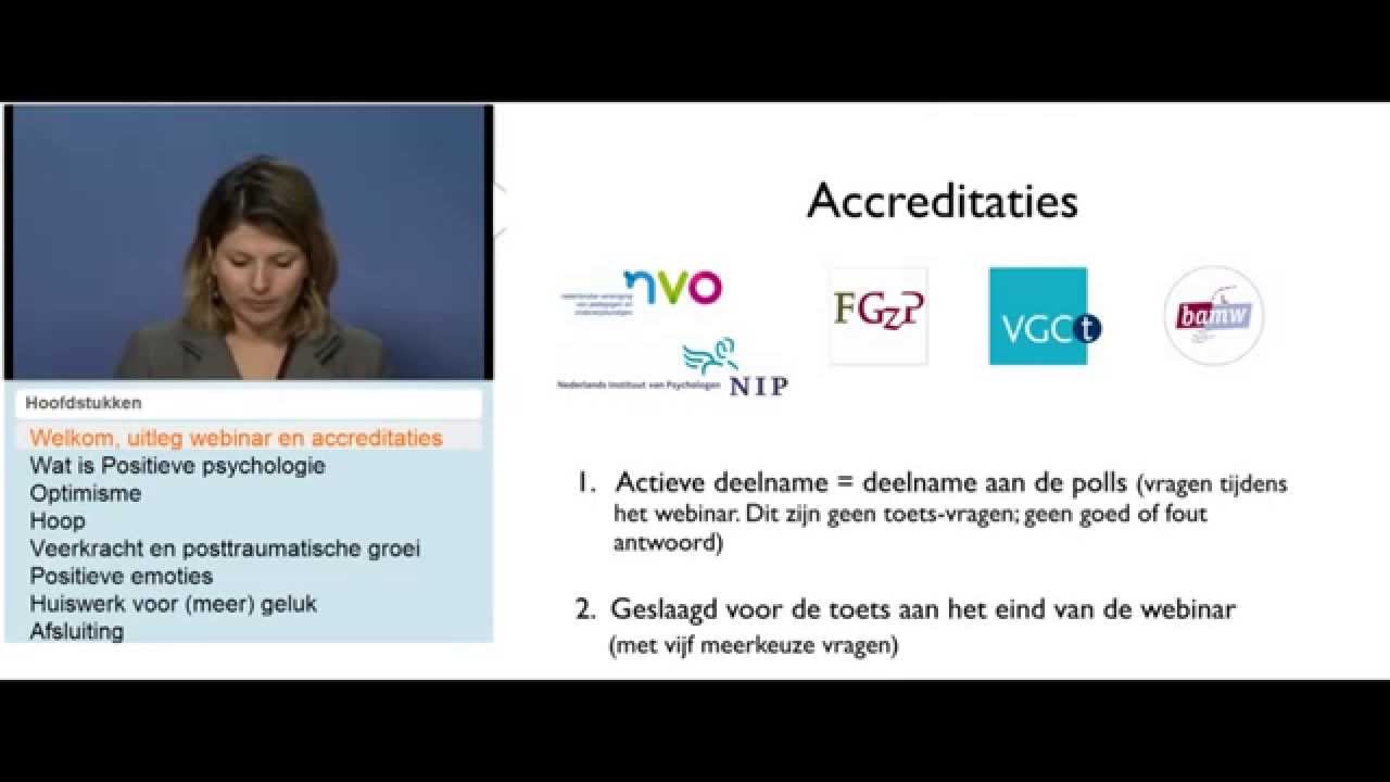Introductie Online seminar Positieve Psychologie in de praktijk - YouTube - Positieve Psychologie In De Praktijk