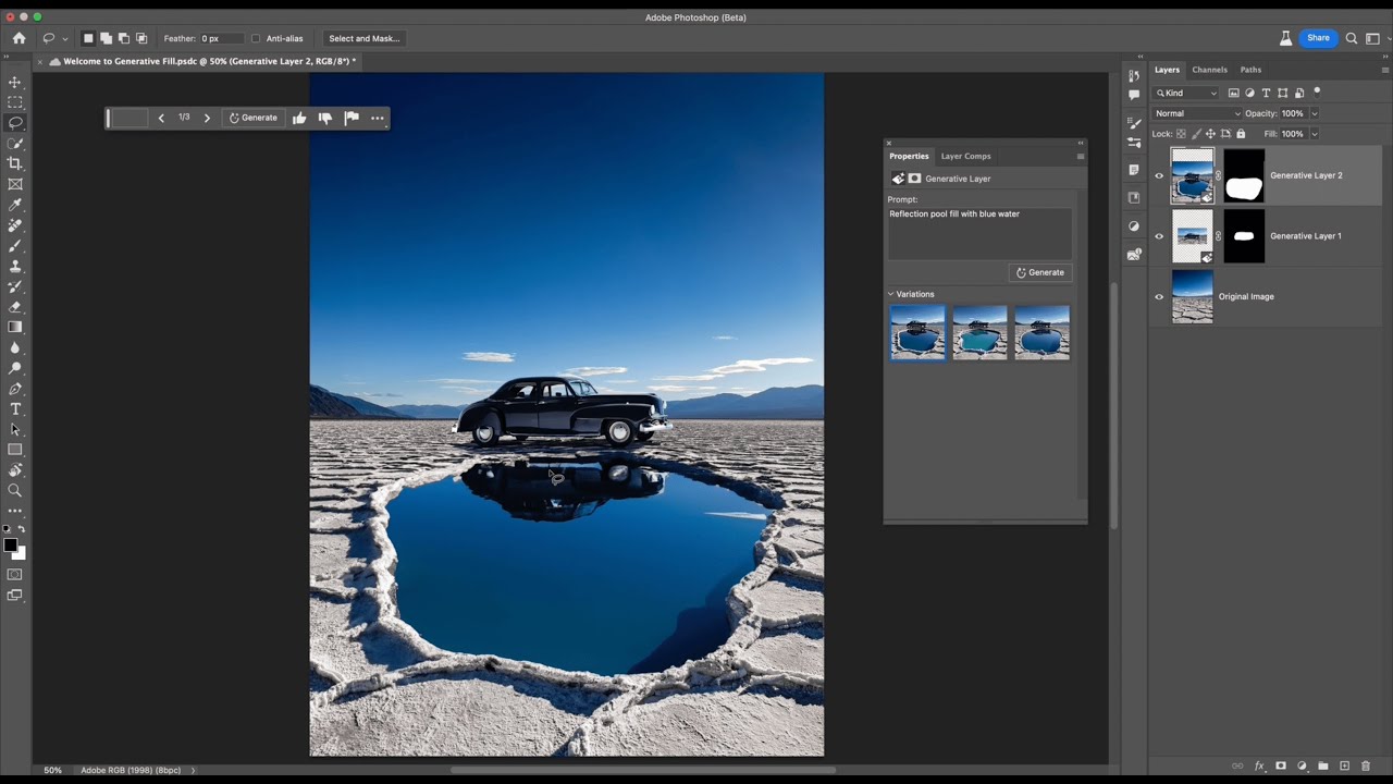 Introduction to Generative Fill | Adobe Photoshop - YouTube - Hoe Zet Je Gr In Examenstand
