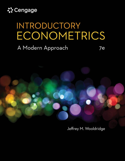 Introductory Econometrics A Modern Approach Wooldridge