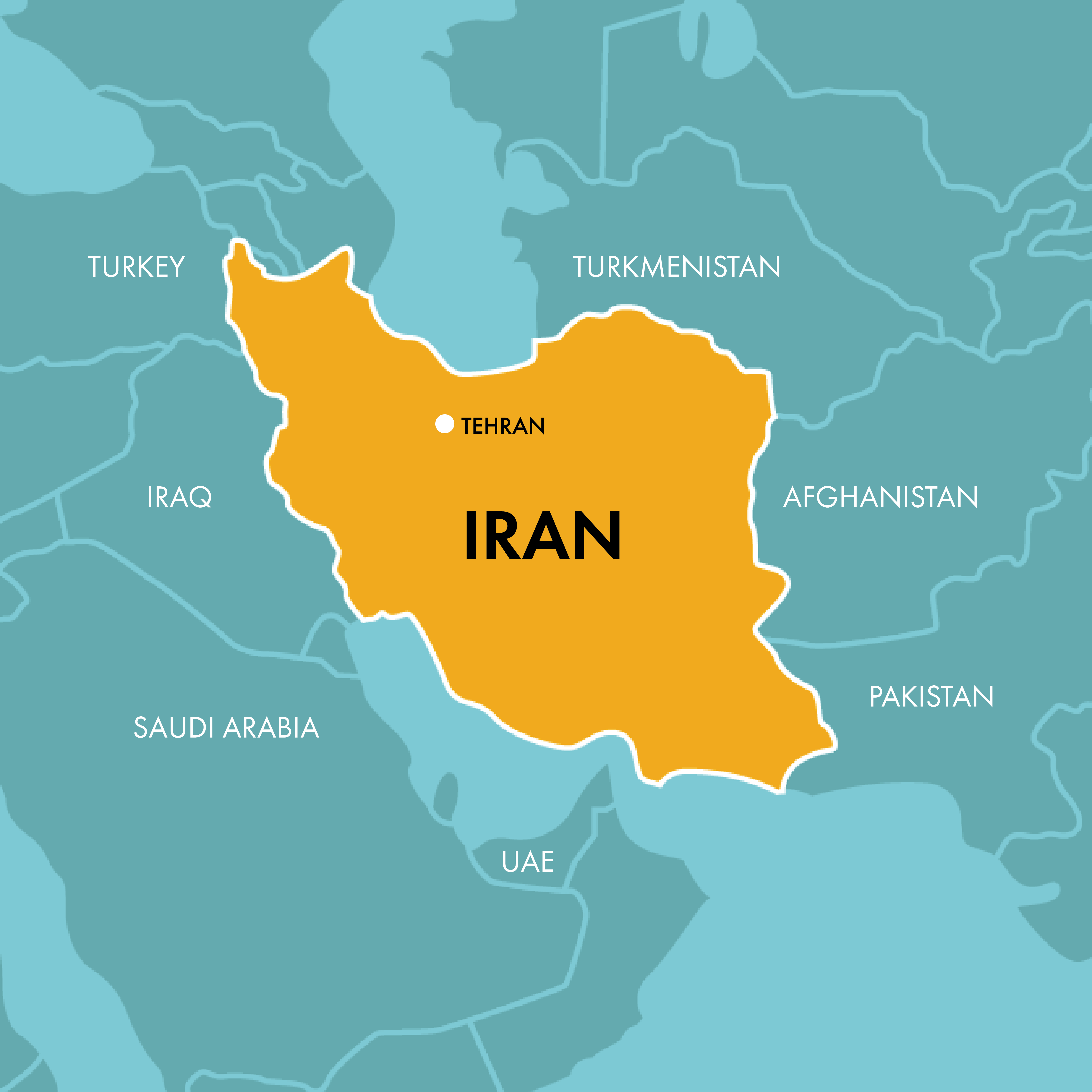 Iran map » SAT-7 UK - Waar Ligt Iran Op De Wereldkaart
