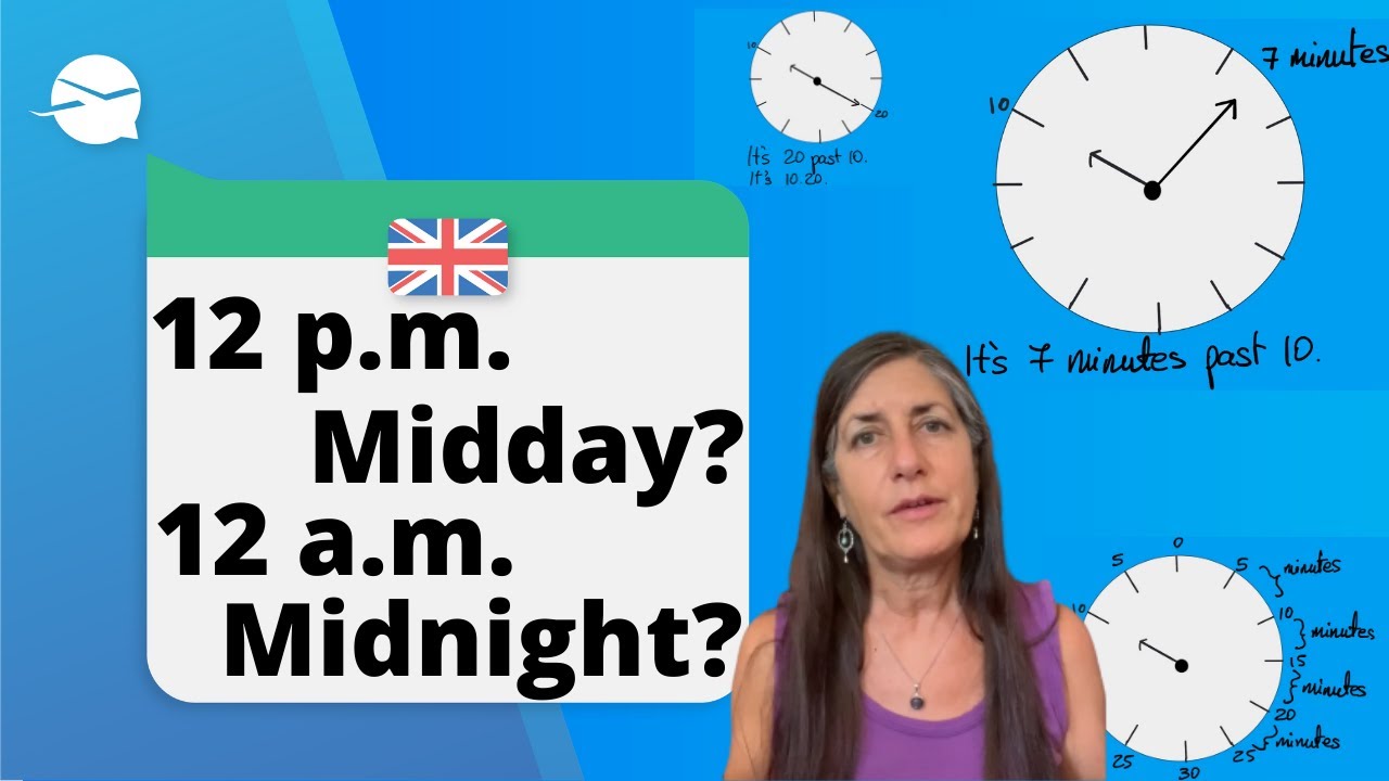 Is 12:00 a.m. or 12:00 p.m. midnight? | Expressing the Time - YouTube - Is 12 Midnight Pm Or Am