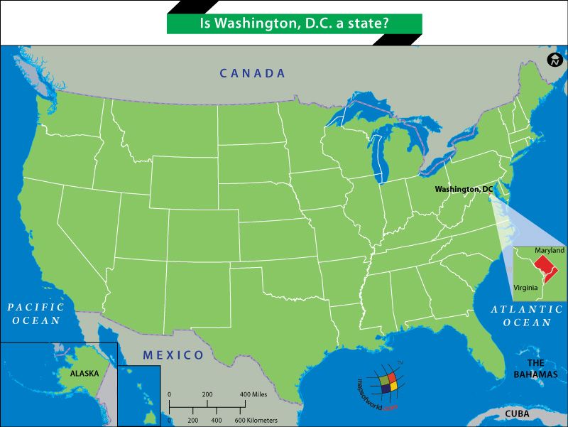 Is Washington, D.C. a state? What State is Washington DC in? | American - Washington Dc Is In Which State Of Usa