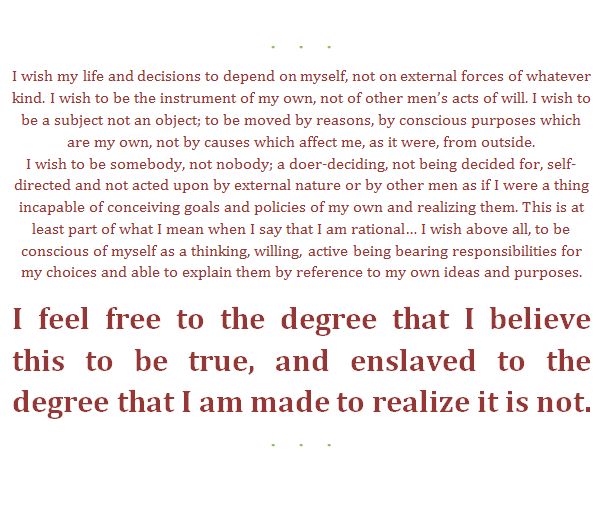 Isaiah Berlin, Two Concepts of Liberty | Isaiah berlin, Phrase, Life - Isaiah Berlin Two Concepts Of Liberty