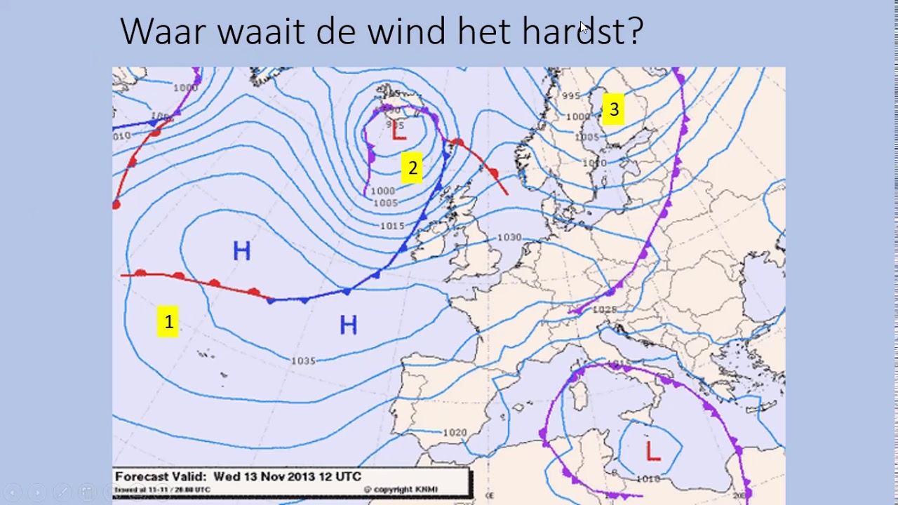 Isobaren en weerkaart - YouTube - Gebied Met Een Straf Klimaat 7 Letters