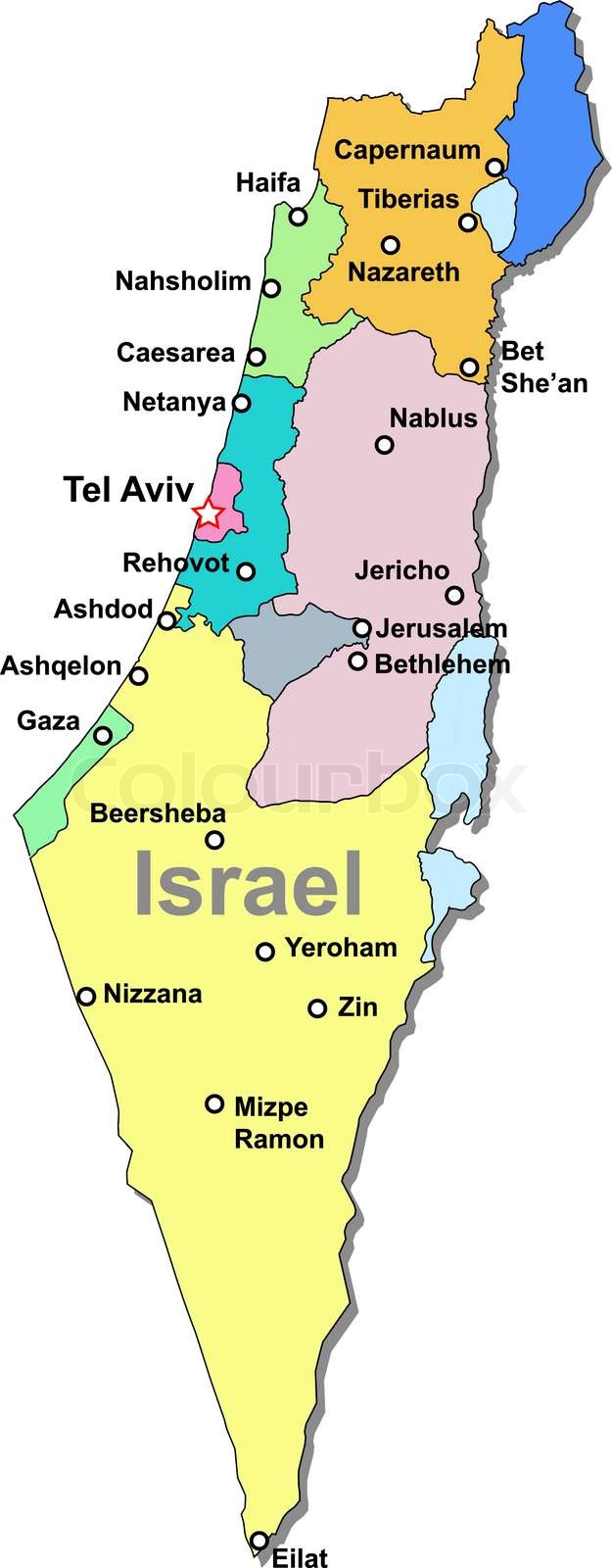 Waar Ligt Israel Op De Kaart