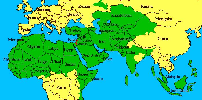 israel wereldkaart - Google zoeken | Israel, New bible, Russia - Waar Ligt Israel Op De Wereldkaart