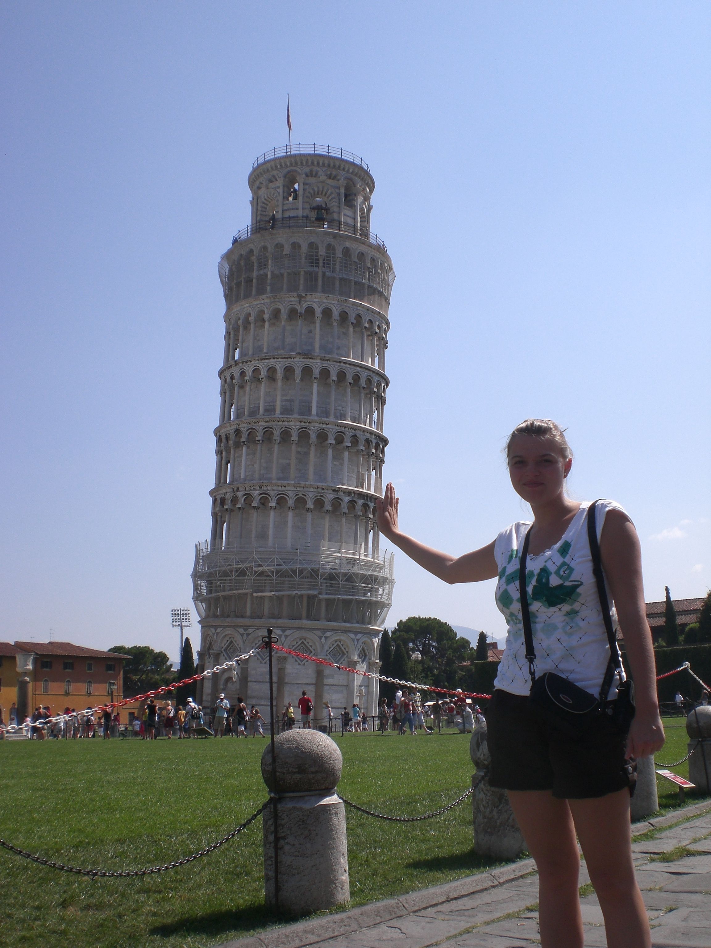 Toren Van Pisa Piazza Del Duomo Pisa Italië