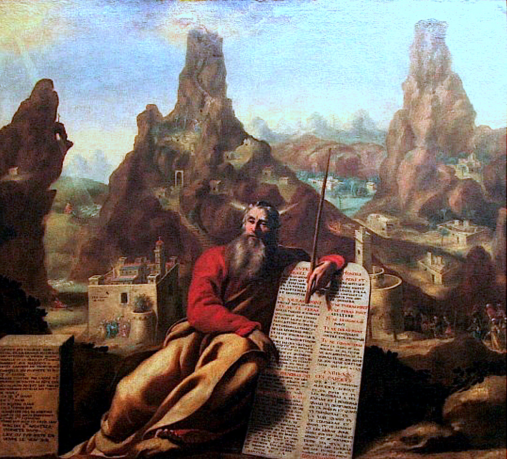 Jacques de Létin: Moses at Mount Sinai - Wie Was Mozes In De Bijbel