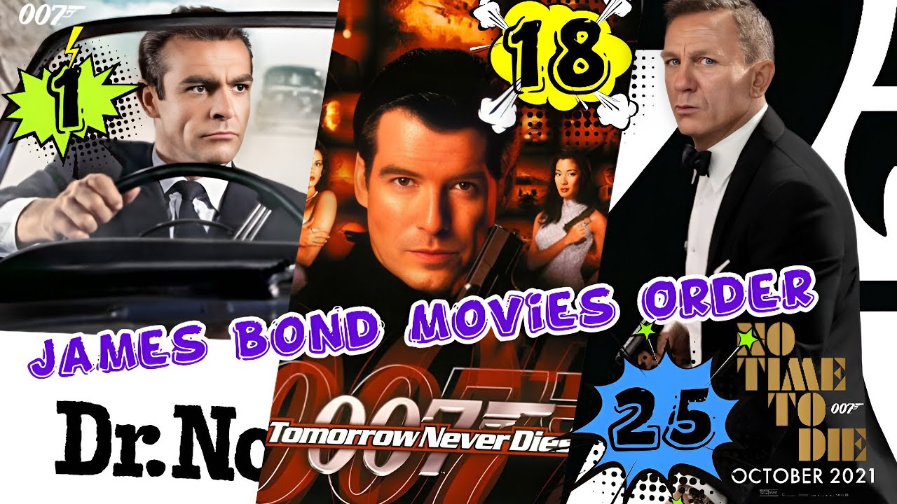 James Bond Movies Order | James Bond Universe - YouTube - Welke James Bond Films Zijn Er