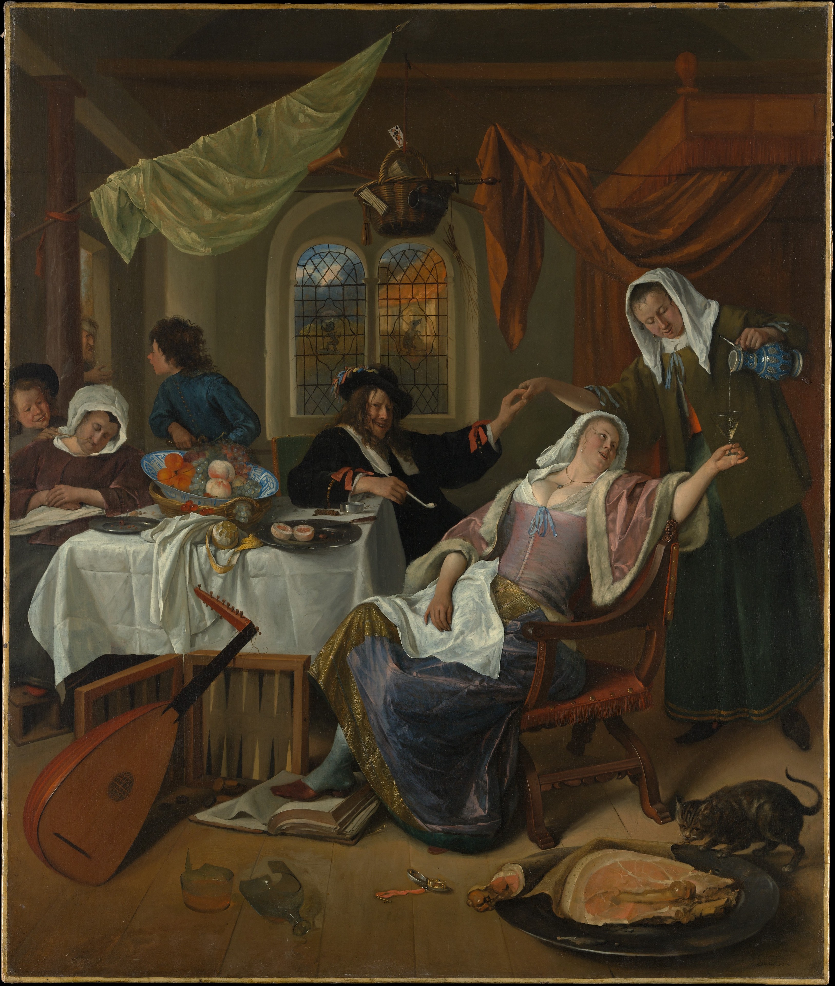 Jan Steen | The Dissolute Household | The Metropolitan Museum of Art - Steen Der Wijzen Harry Potter
