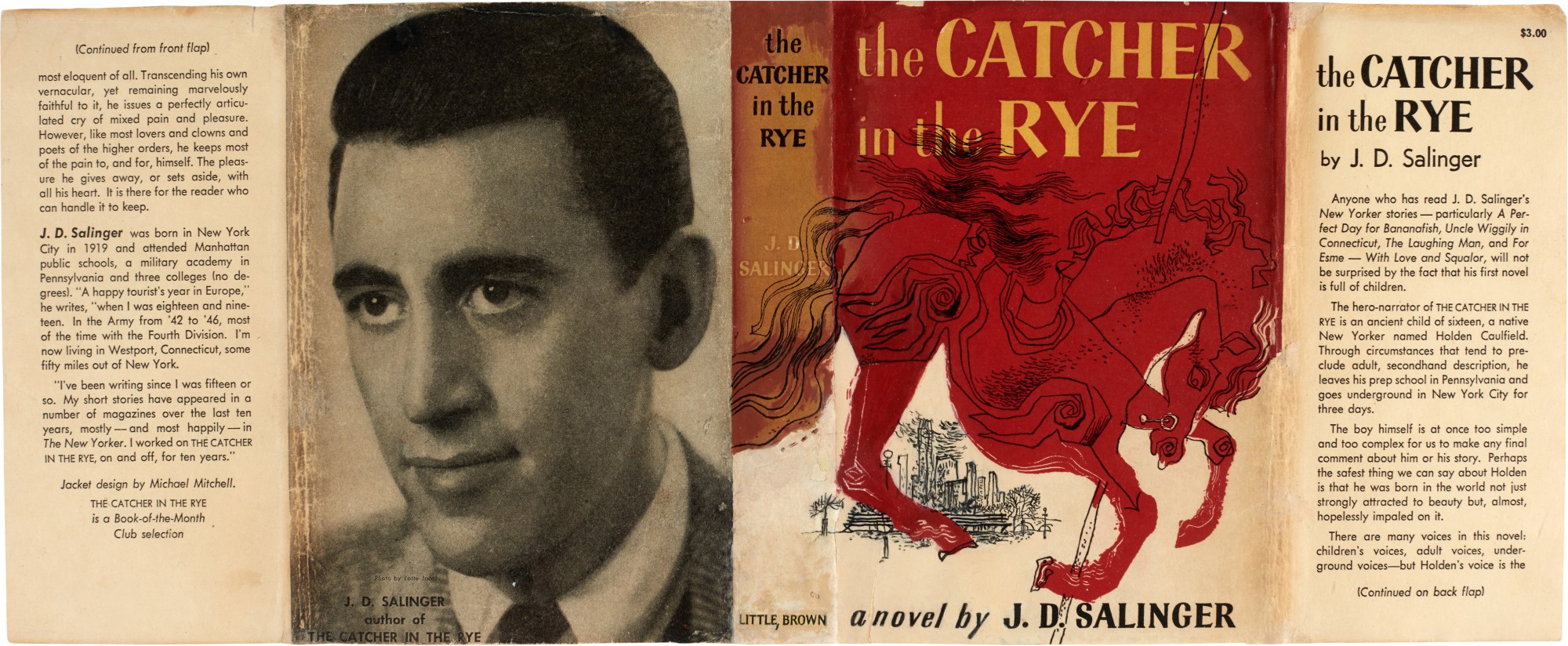 J.D. Salinger | The Catcher in the Rye, 1951, first edition | Books - J D Salinger The Catcher In The Rye