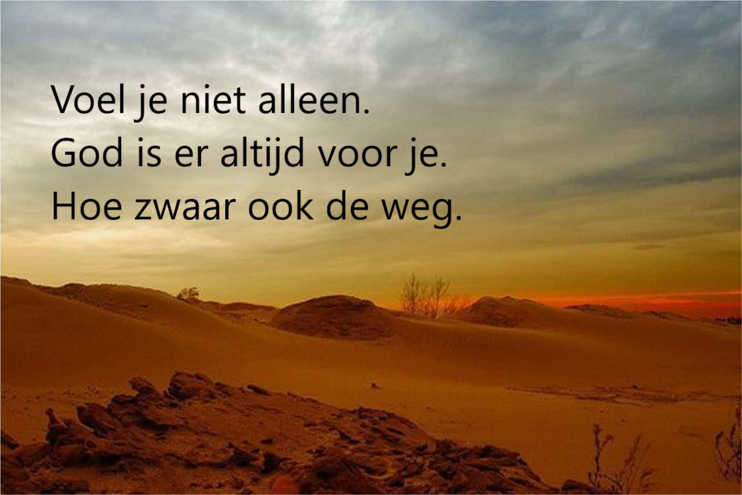 Je Bent Niet Alleen