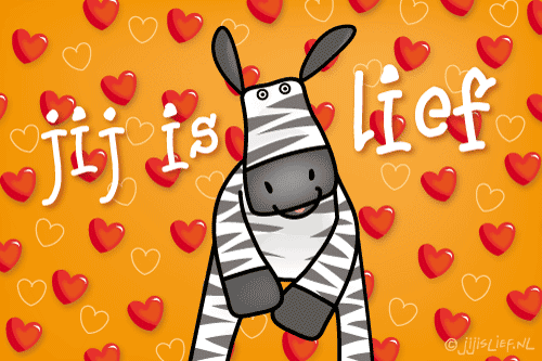 Jij is Lief - kaart: Je bent lief - Lief Woord Met Een N