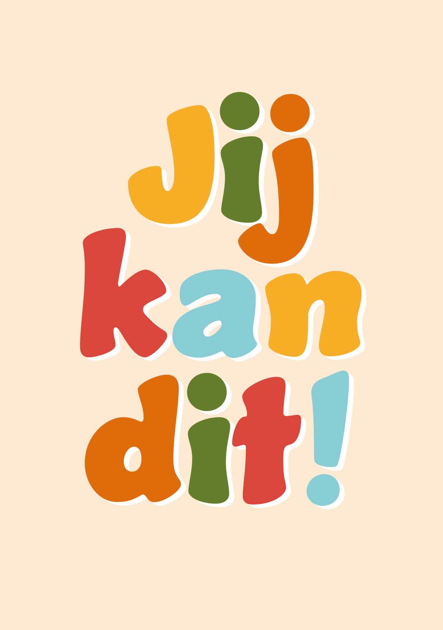 Jij kan dit! Succeskaart - Snelwenskaart.nl - Jij Zegt Het Van Connie Palmen