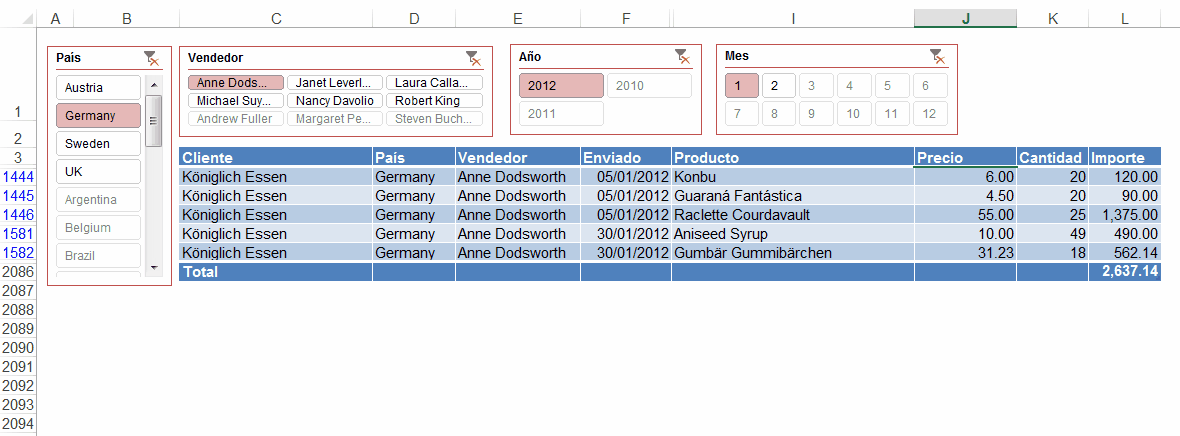 JLD Excel en Castellano - Usar Microsoft Excel eficientemente: Reportes - Excl Btw Naar Incl Btw