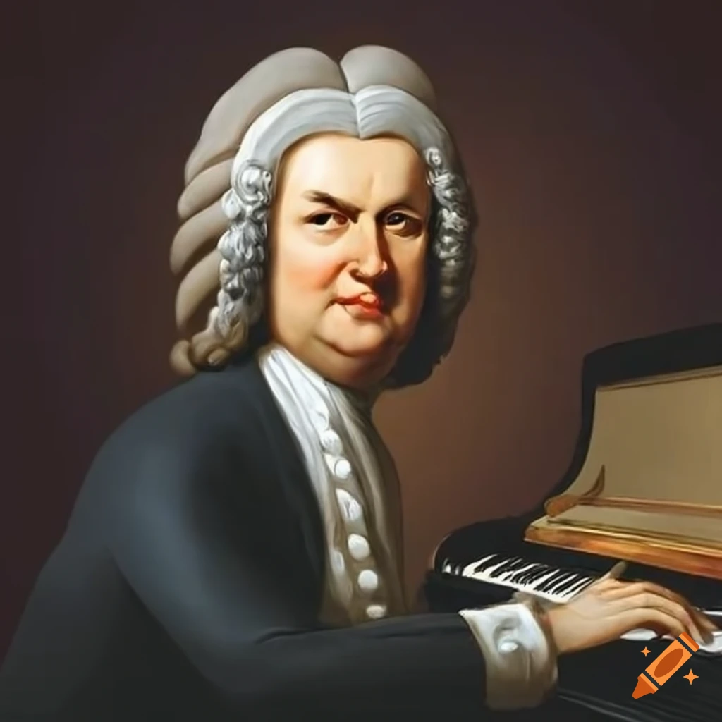 Johann sebastian bach playing the piano on Craiyon - Luisteren Naar Johann Sebastian Bach