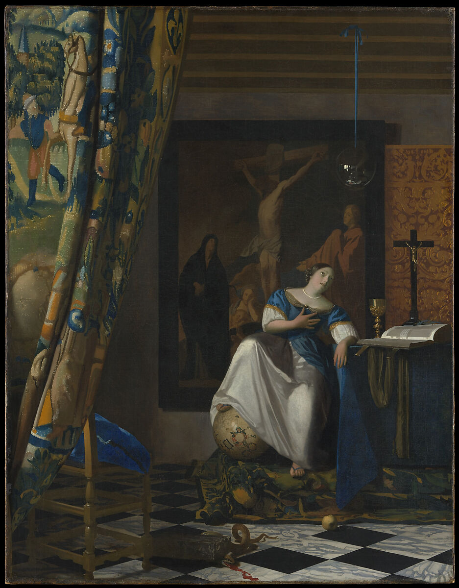 Johannes Vermeer | Allegory of the Catholic Faith | The Metropolitan - Johannes Vermeer Meisje Met De Parel