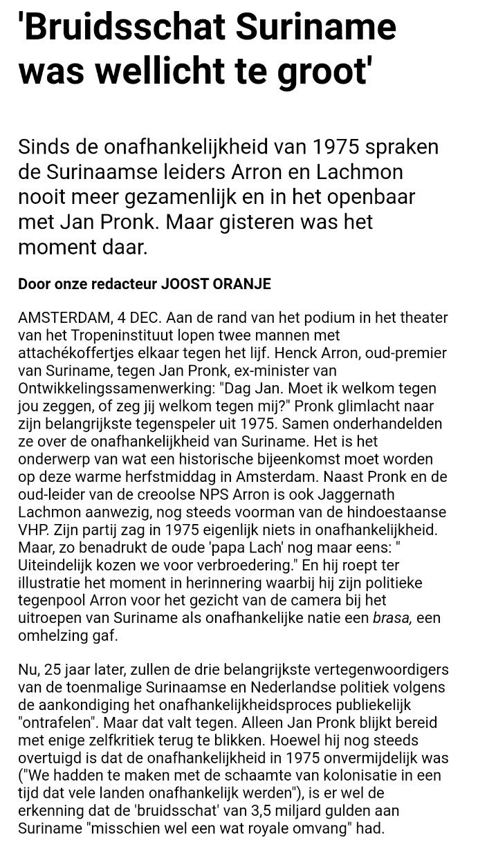 John van Veen on Twitter: "RT @seven__: Hoi Nieuwsuur, Suriname kreeg - Koning Die Weer In Het Openbaar Verscheen