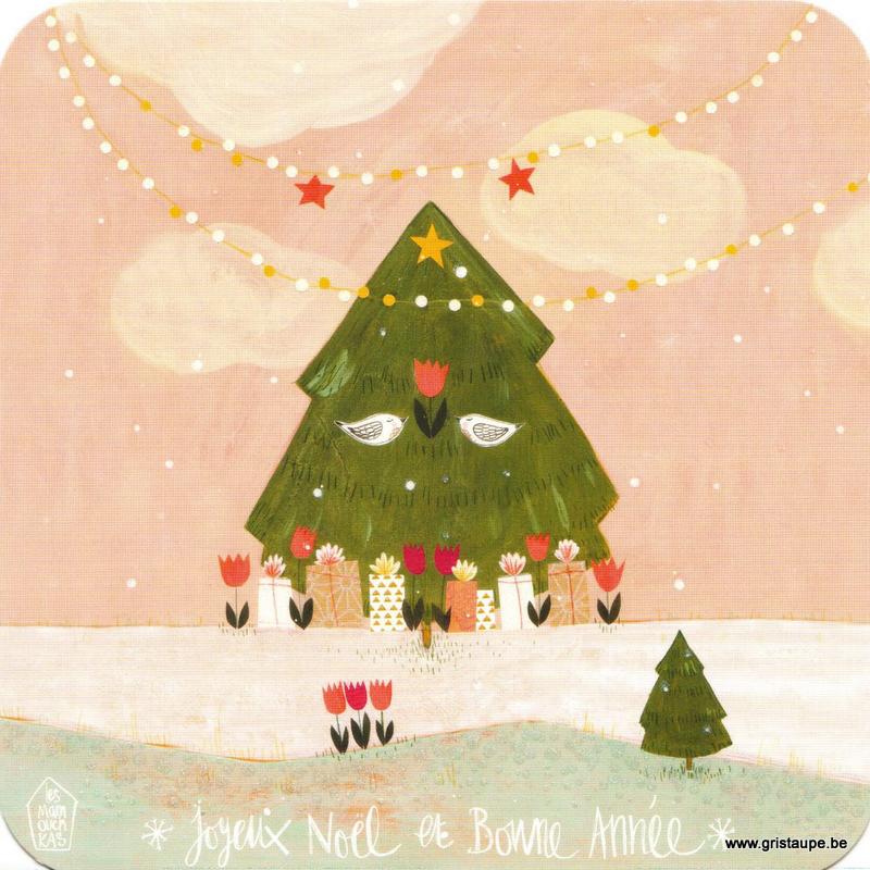 Joyeux Noël et bonne année - Gris Taupe - Joyeux Noel Et Bonne Annee