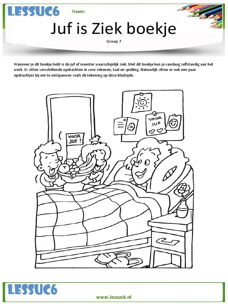 Juf Is Ziek Boekje Groep 7 | PDF - Juf Is Ziek Boekje Groep 7
