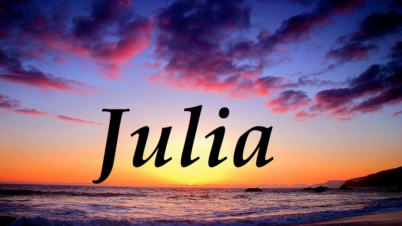 Wat Betekent De Naam Julia