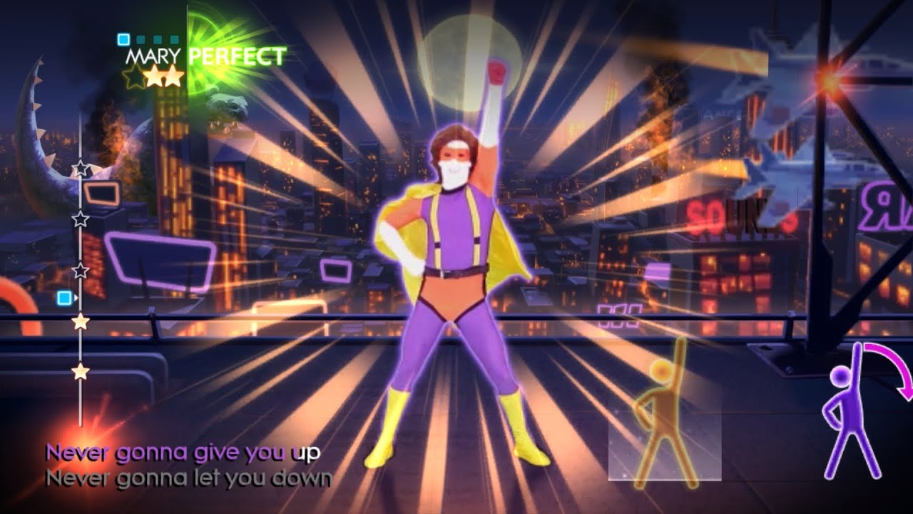 Just Dance 4: Never Gonna Give You Up by Rick Astley [10.5k] - YouTube - Never Going To Give Up