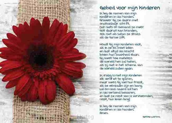 Kaart - Gebed voor mijn kinderen - 61103225 - Gebed Voor Onze Kinderen