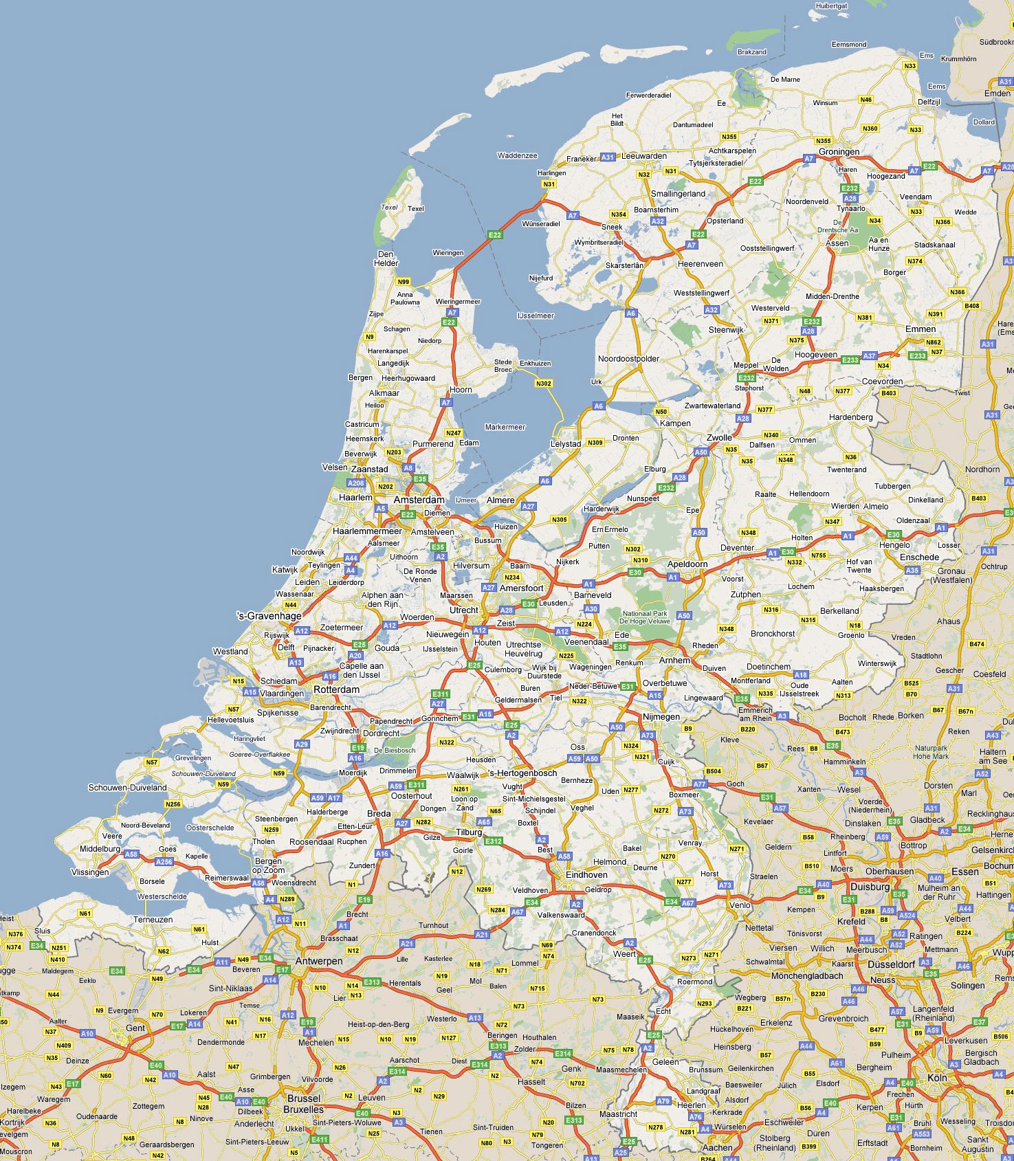 kaart nederland - Frame BV - Kaart Van Nederland Met Plaatsen