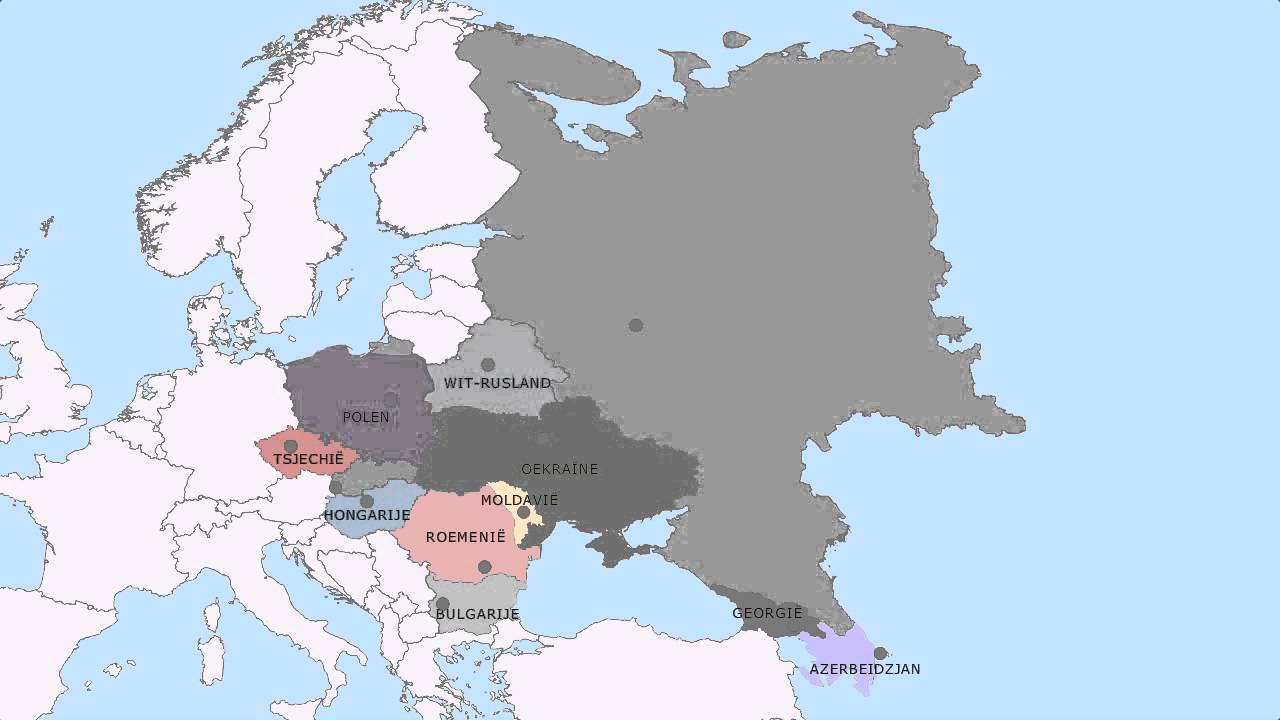 Kaart Oost Europa Landen En Hoofdsteden | Kaart - Kaart Oost Europa Landen En Hoofdsteden