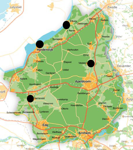 Waar Ligt De Veluwe Op De Kaart