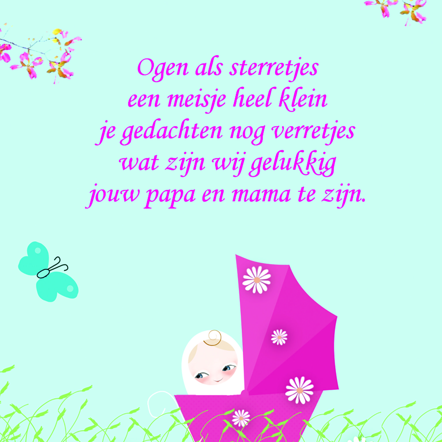 Tekst Voor Op Een Geboortekaartje